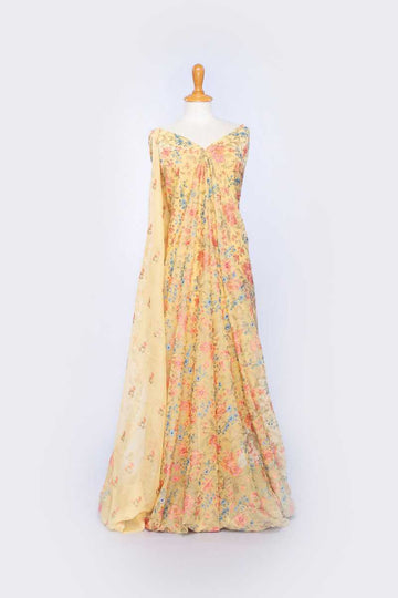 Bareeze Floral Bloom Range Mc516 Yellow Collection 2021